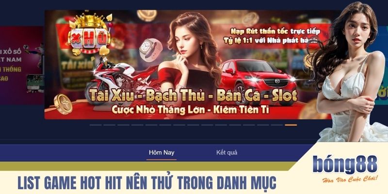 List game hot hit nên thử trong danh mục